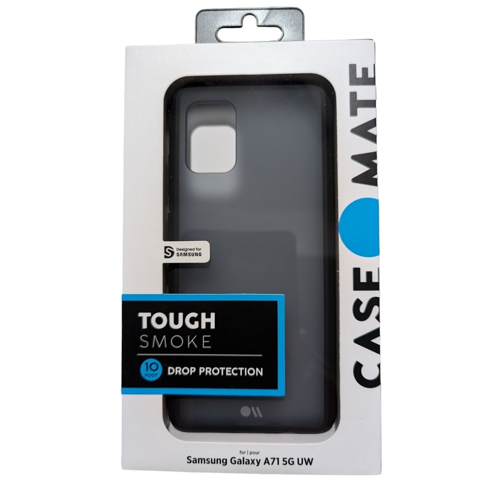 Case Mate Samsung Galaxy A71 5G UW Tough Smoke Flexible Sides For Grip W1